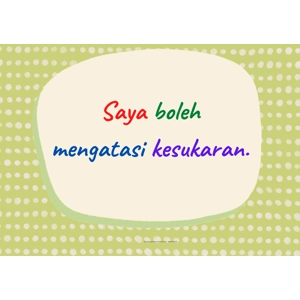 SAYA BOLEH MENGATASI KESUKAR..