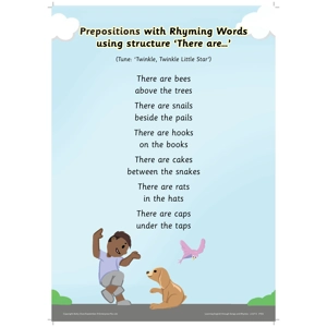 PREPOSITIONS WITH RHYMING WO..