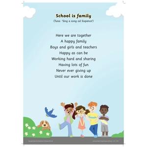 SCHOOL IS FAMILY (A3 PORTRAI..