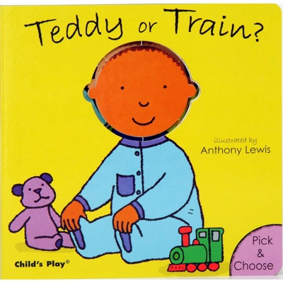 PICK & CHOOSE: TEDDY OR TRAIN BOARD BOOK