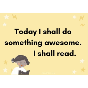 TODAY I SHALL DO SOMETHING A..