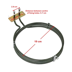 Fan Oven Circular Element 2500W E4E101-DIMG