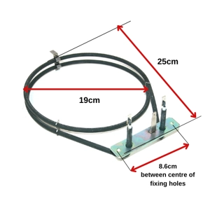 Baumatic Fan Oven Circular Element 2000W E4E444TP-DIMG-MOD