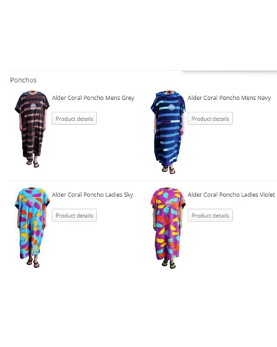 Alder Super soft Coral Poncho