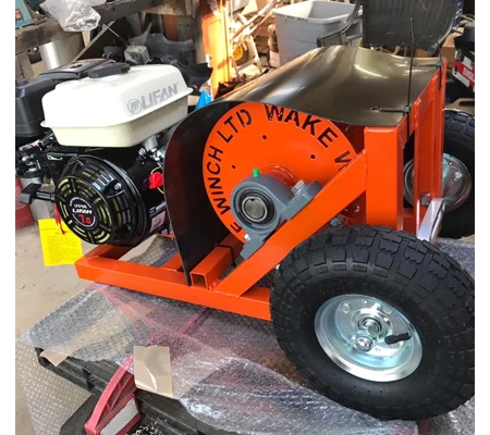 7 hp Shredstation Orange Lazer Wake Winch Ltd