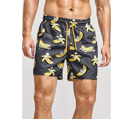 Men's swim shorts designer banana