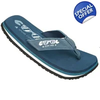 Tong COOL Shoe Corp FLUX BOY - Noir Gris - Taille 30 - Confortable Style Plage