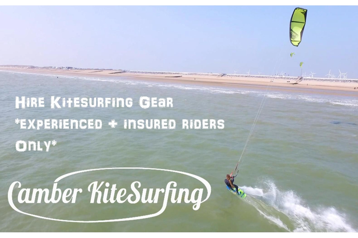 Hire kitesurfing gear in Camber Sands
