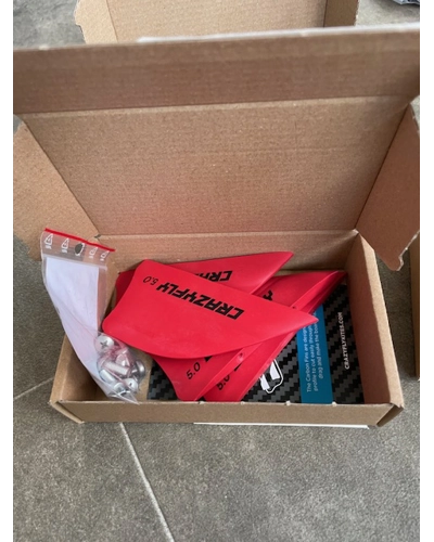 Crazyfly Red 5cm fins