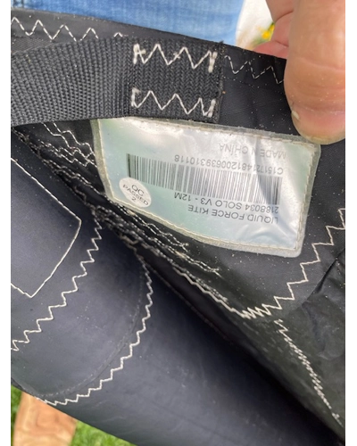 Liquid Force Solo 2020 12m kitesurfing kite