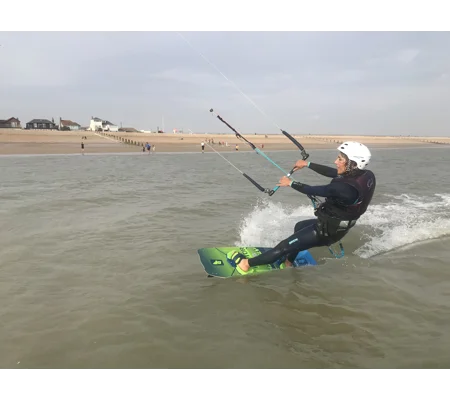Kitesurfing Board Control Coaching to improve Riding Skills