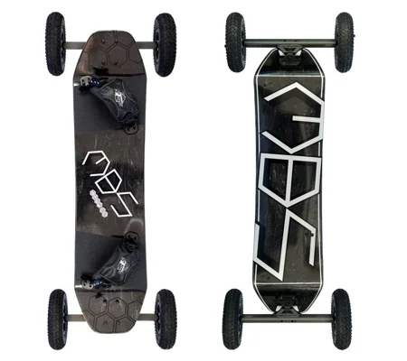 MBS Comp 95 Mountain Board - Silver Hex