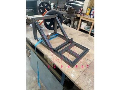 Wake winch frame kit