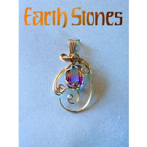 Gold Filled Earth Stone Amertine