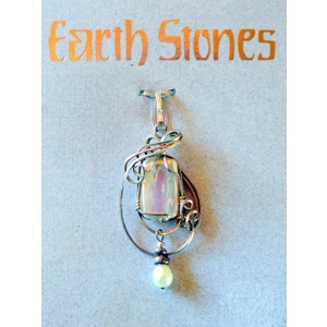 Silver Earth Stones Opal & Pearl