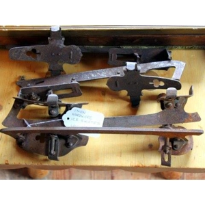 Vintage Union Hardware Boot Mount Ice Skates