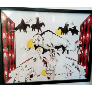 Willis Iron Shirt Original Sketch