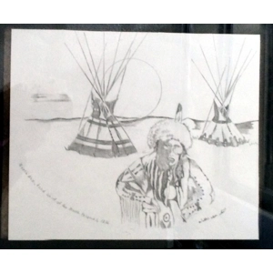 Willis Iron Shirt Original Pencil Sketch