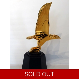 Franklin Mint Die-Cast Hood Ornament Replica Alvis 1987