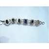 Sterling Silver 6 Gemstone Bracelet