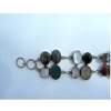 Silver Sterling & 20 Gemstone Bracelet