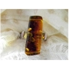 Amber & 925 Sterling Silver Ring