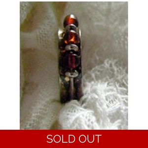 Amber Beads & Sterling Ring