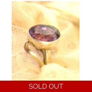 Amethyst & 925 Sterling Ring