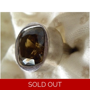 Citrine & 925 Sterling Ring