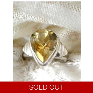 Citrine & Sterling 925 Ring
