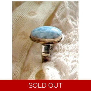 Larimar & Sterling 925 Ring