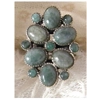 Polished Emerald & 925 Sterling Ring