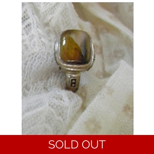 Tiger Eye & Sterling Sliver Ring