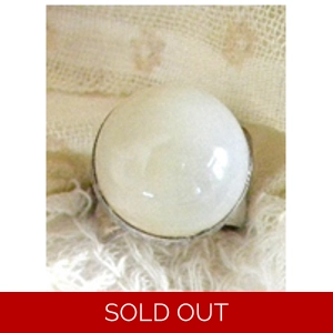 Moonstone & 925 Sterling Ring