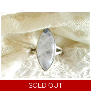 Rainbow Moonstone 925 Sterling Ring