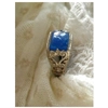 Blue Chalcedony & Sterling 925 Ring