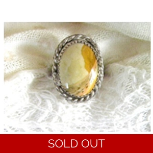 Picture Jasper & 925 Sterling Ring