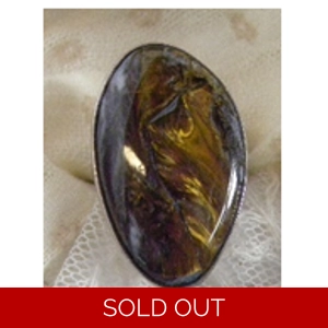 Pietersite & 925 Sterling Ring