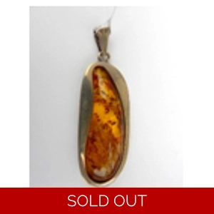 Baltic Amber 925 Sterling Pendant