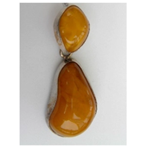 Baltic Butterscotch Amber 925 Sterling Pendant