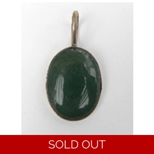 Chrysophase 925 Sterling Pendant