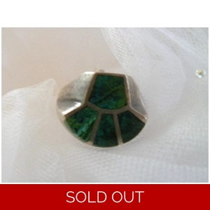 Malachite & Sterling Ring