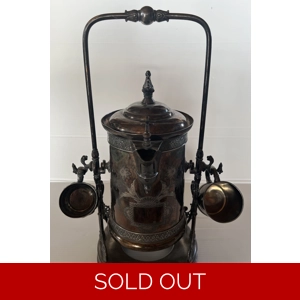 Antique Silver Tilting Water Jug