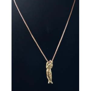 Bruce Garner Bronze Kissing Pendant