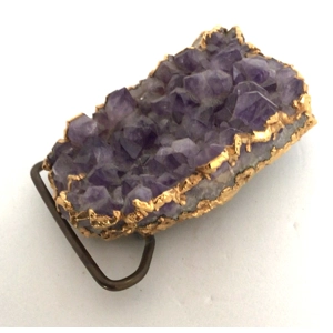 Amethyst Belt Buckle