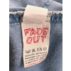 French Designer "Fade Out" Denim Jacket/Vest