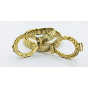 Gold Extension Belt with Loop Buckle