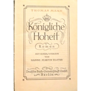 Konigliche Hoheit