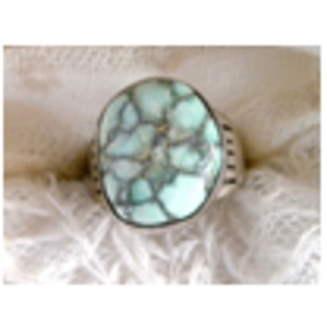 Rare Bisbee Blue Turquoise Ring