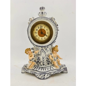 Ansonia Porcelain Mantle Clock